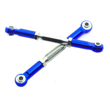 10Pcs Metal Adjustable Steering Linkage Servo Link Pull Rod for Slash 4X4 5807 HQ727 1/10,3