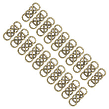 20 Stück Legierungs-Schmuckzubehör Set für DIY-Halsketten & Armbänder