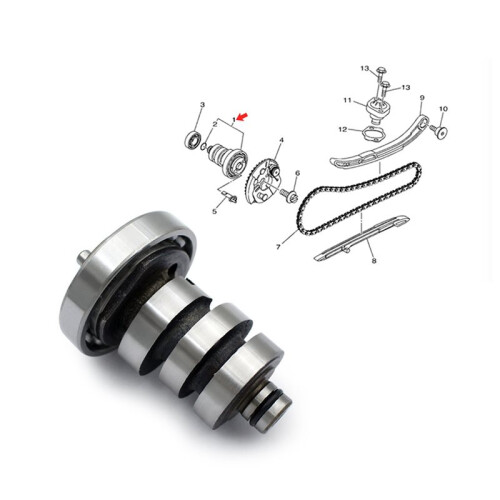 2X Motorcycle Camshaft Assembly for  NMAX155 Motorcycle Engine Camshaft Accessories