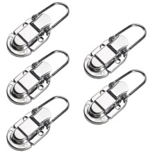 15Pcs Knot Nickel Drawbolt Verschluss für Gepäck Gitarre Musical Trolley