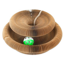 Cat Scratch Organ Board Cat Toy with Cat Grinding Claw Cat Climbing Frame Kitten Round Cat Scratching Toy