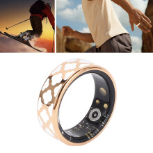 Intelligenter Ring mit Ladehülle 18 mAh, IP68 wasserdicht, mehrere Sportmodi