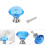 30mm Blue Diamond Crystal Glass Pull Handle for Cabinets and Drawers 3
