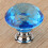 30mm Blue Diamond Crystal Glass Pull Handle for Cabinets and Drawers 6