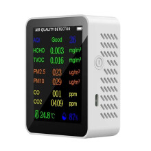 Binnenluchtkwaliteitsdetector Hoge Precisie Realtime Draagbare 10-in-1 Monitor met Alarm Luchtkwaliteitstester Binnen B