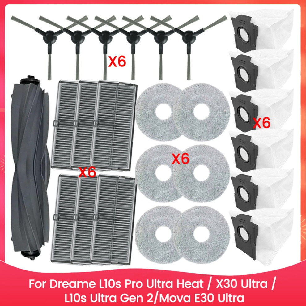 Brush Filter Mop Cloth Dust Bag For L10s Pro Ultra Heat / X30 Ultra / L10s Ultra Gen 2/Mova E30 Ultra Spare Parts 6033000177667