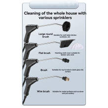 Handheld Steam Cleaner 1500W High Pressure Steamer Temperature Disinfect Pressure Jet Washer Machine EU Plug C