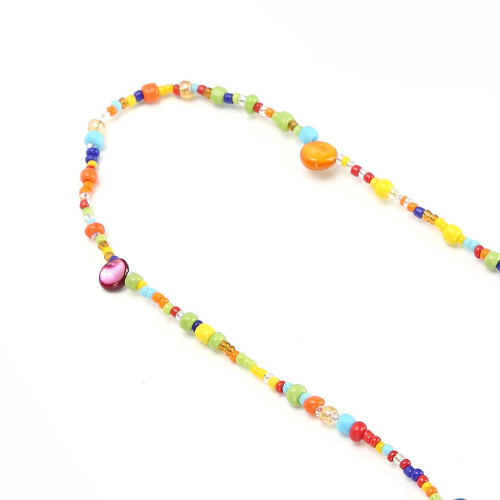Catena per occhiali con perline multicolore 71 cm / 28 in 2