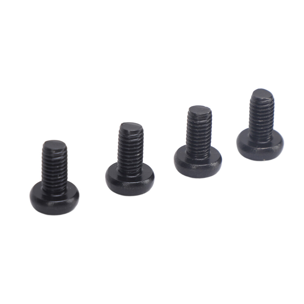 Black Stainless Steel License Plate Screws For Model 3 & Y 4Pcs 8161391130133
