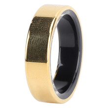 Stylish Aluminum Alloy Smart Ring 18mAh Battery Sleep & Activity Tracker