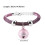Adjustable Pink Nylon Cat Collar with Bell & Extension Chain 2