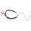 Adjustable Pink Nylon Cat Collar with Bell & Extension Chain 13