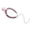 Adjustable Pink Nylon Cat Collar with Bell & Extension Chain 14