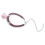 Adjustable Pink Nylon Cat Collar with Bell & Extension Chain 15
