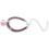 Adjustable Pink Nylon Cat Collar with Bell & Extension Chain 16