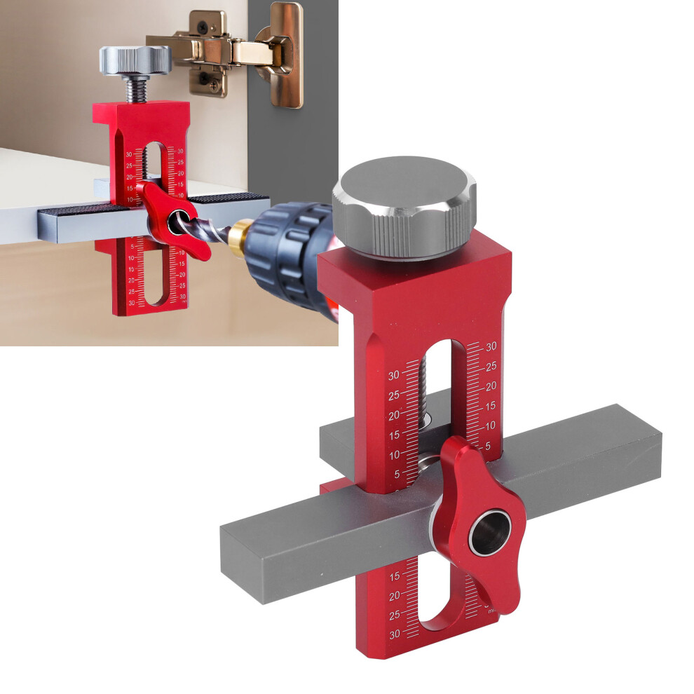 Adjustable Aluminum Alloy Cabinet Door Positioner Clamp Leveler For Woodworking 4621391130990