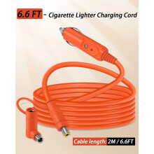 14AWG Autoladekabel 2M für Jackery Portable Power Station Explorer 3000 2000 1500 mit DC7909/8020 Stecker