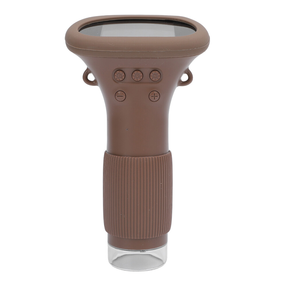 Digital Microscope 2Mp 1000X Led Ips Screen Portable Brown 4981391132074