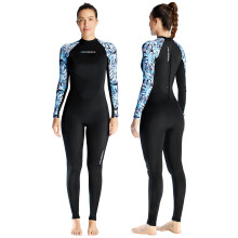 Plus Size Women’s Full Body Wetsuit UPF50+ Ice-Sense Protection Diving Suit
