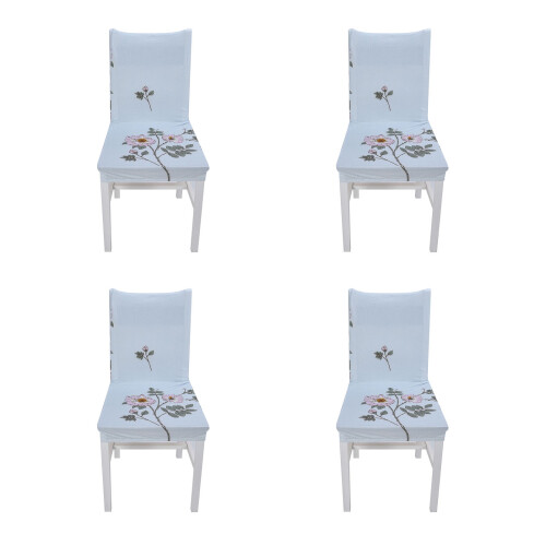 4 Elegant Chair Slipcovers Elastic Fit