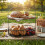 2 Tier Bread Basket Countertop Storage Rack Durable Steel 3