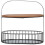 2 Tier Bread Basket Countertop Storage Rack Durable Steel 7