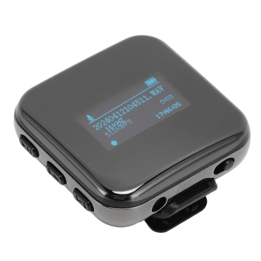 High Definition Mp3 Player 32Gb Zinc Alloy Portable Noise Reduction With 128X64 Screen 6901391133954