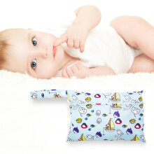 (Sea World) Waterproof Baby Cloth Diaper Bag