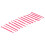 14PCS Plastic Clay Modeling Tools Set for Cake Embossing Rose Red 14