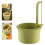 2X New Faucet Hanging Strainer,Kitchen Sink Drain Strainer,Press Automatic Dumping Kitchen Draining Basket Green 3