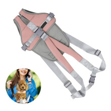Haustier-Brusttasche für Katzen und Hunde, Oxford-Gewebe, Pink, S