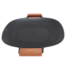 Nonstick Barbecue Grill Pan 38.5x31cm Aluminum Outdoor Stovetop