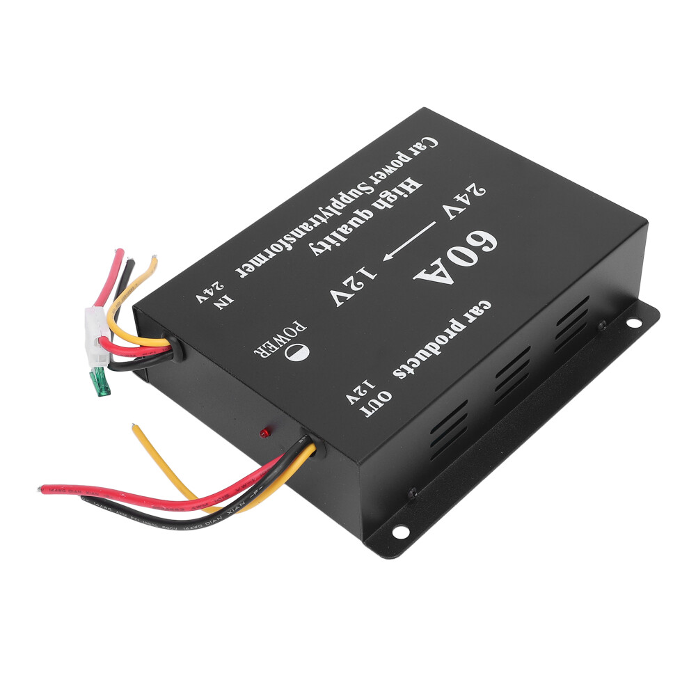 24V To 12V 600W Dc Converter For Vehicles, Black, Full Bridge 4331391135344