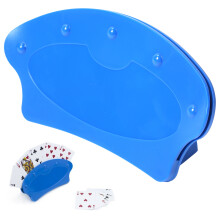 Pokerkartenhalter mit Freihand-Design aus Kunststoff für Kinder und Senioren