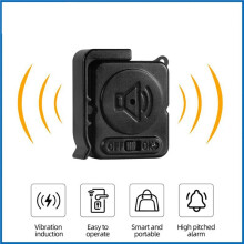 2X Vibration Alarm Sensors 120dB Ultra-Slim Detector Anti-Theft Burglar Alarm Black