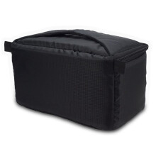 4X Universal Insert Partition Padded Camera Bag Shockproof Sleeve Cover for Dslr Slr Camera(Black)