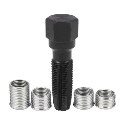 4 Set 14mm  Thread Repair Kit Rethread Tool Kit Reamer Tap M14x1.25 1