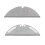 2 Set Replacement Accessories Kit for  D20 Pro/D20  Robot Vacuum Main Side Brushes Filter Mop Cloth 7