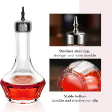 12-Teiliges Bitterflaschen-Set mit 50 Ml/1,6 Oz Glas-Dash-Flasche mit Dasher-Verschluss, Professionelles Bar-Tool zum Zubereiten Von Cocktails