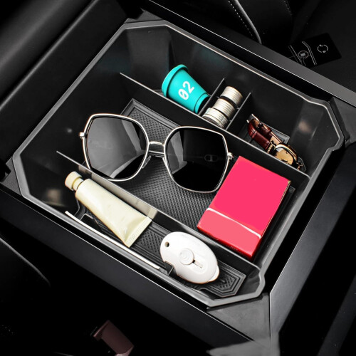 Center Console Organizer for   2024 Armrest Storage Box Insert Tray Accessories 2