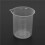 Kitchen Lab Graduated Beaker Clear Plastic Measuring Cup Thicken with Cap Measuring Jug 200mL 12pcs 10