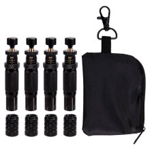 12x Dégonfleur de Pneu Automatique, Kit de Dégonfleur de Pneu Réglable 10-30 PSI/0,7-2 BAR, Dégonfleurs de Pneu à Air Comprimé, Accessoires