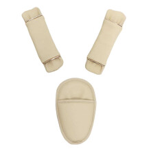 (Champagne Gold - Seat Belt Shoulderpads Three-piec) Lightweight Baby Stroller Belt Pad - Easy Care
