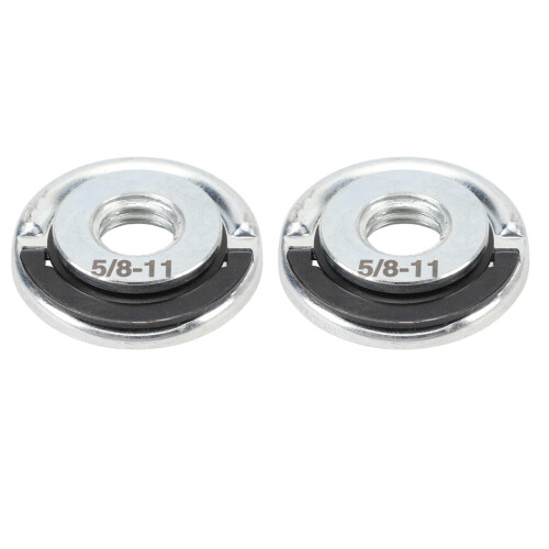 Quick Release Grinding Nut 2 Pcs 5/8‑11 Flange Locking Nut for Power Grinder