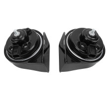 12V 110dB Super lauter elektrischer Autoschallhorn Schwarz 76x45mm Ersatz
