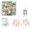 40LED 3m Copper Wire String Lights, 3-Color Butterfly Battery Operated 15