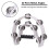 6Pack 10 Polegadas Double Row Pandeiro para Adulto, Half Moon Musical Pandeiro 20 Metal Jingles Hand Held Percussion Drum 8
