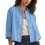 Linen Shirts for Women Soft Cotton Button Down Spring-Red S 4