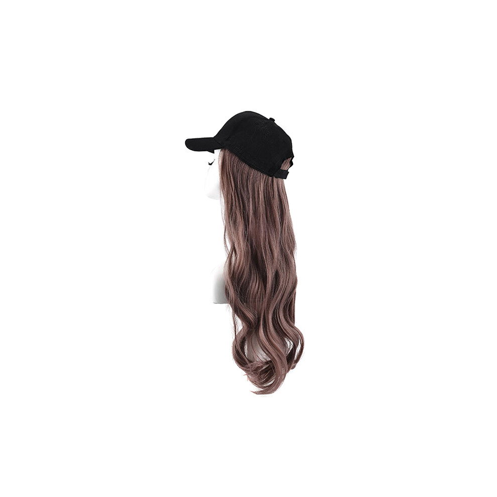 Roc-Electron Purple (Purple) Women\'S Curly Wave Wig Cap - Party & Daily Use