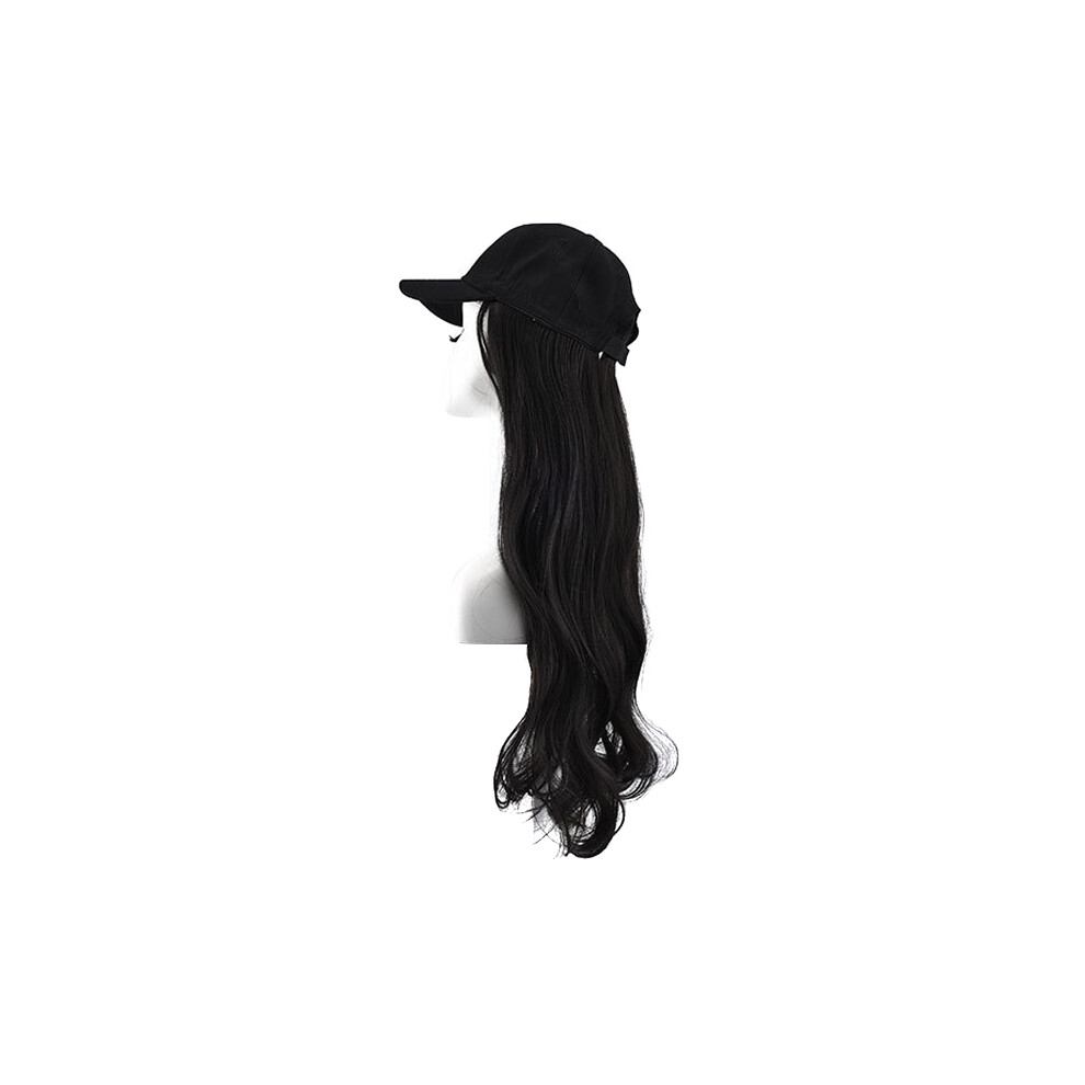 Roc-Electron Black (Black) Women\'S Curly Wave Wig Cap - Party & Daily Use